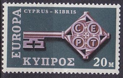 ZYPERN CYPRUS [1968] MiNr 0307 ( * */mnh ) CEPT