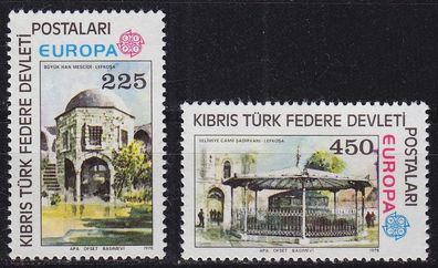 ZYPERN CYPRUS [Türkisch] MiNr 0055-56 ( * */mnh ) CEPT