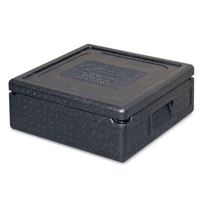 Pizza Thermobox/Isobox mit Deckel, Inhalt 12 Liter, LxBxH 410x410x165 mm
