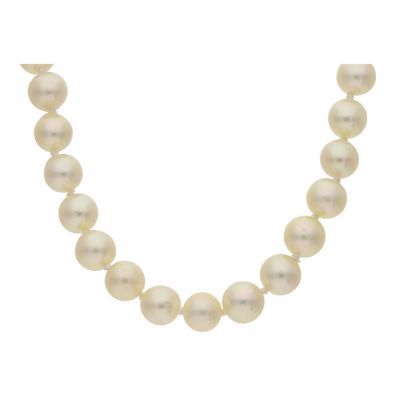 Akoyazuchtperlenkette mit 585 Gold Perlverschluss JL30-05-5231