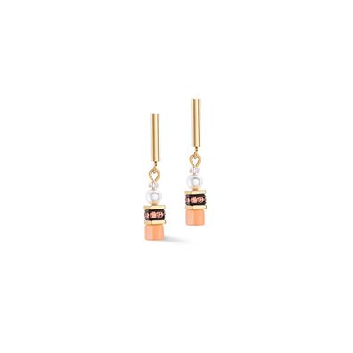 Coeur de Lion Ohrringe 4087/21-0230 GeoCUBE® Mini Fusion Pearls Apricot Crush