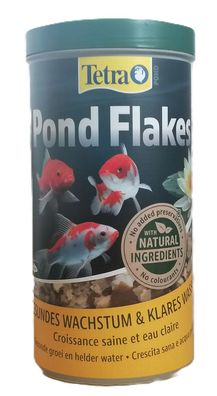 Tetra Pond Flakes 1 Liter Futter Flockenfutter für Koi und Goldfische