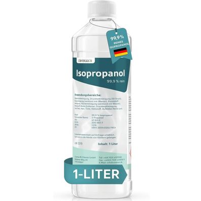 Coverax Isopropanol 99,9%, Flasche á 1 Liter