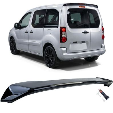Dach Heckspoiler Schwarz Glanz für Peugeot Partner Citroen Berlingo 2008-2018