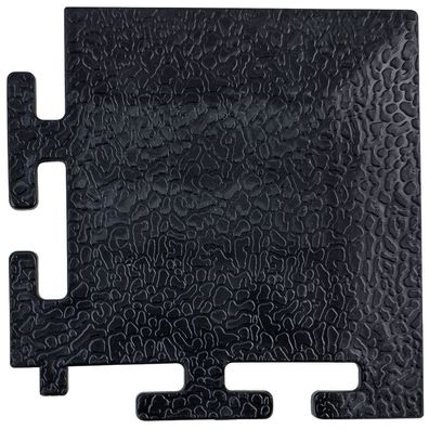 Ramroxx Eckstück für Performance PVC Floor Fliese Schwarz 6x6cm