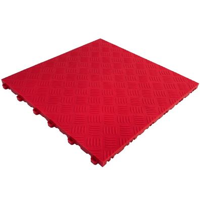 Ramroxx Performance Riffelblech Bodenfliese Garagenboden Floor Rot 40x40cm