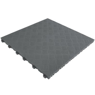 Ramroxx Performance Riffelblech Bodenfliese Garagenboden Floor Grau 40x40cm