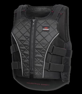 SWING Bodyprotektor P19 mit RV, Erwachsene - Farbe: schwarz/grau Größe: EXS
