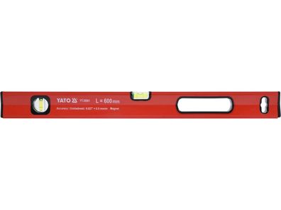 Wasserwaage 60cm 2 Libellen mit Griff