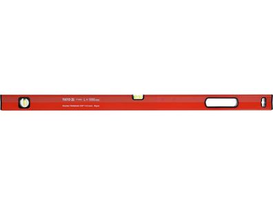 Wasserwaage 100cm 2 Libellen mit Griff mit Magnet