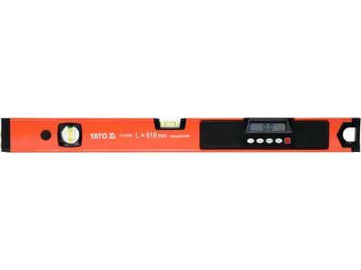 Livella digitale da 60 cm con 2 fiale, goniometro con laser a linea