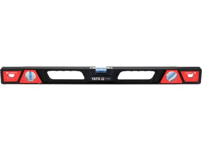 Wasserwaage 60cm 3 Libellen mit Griff mit Magnet