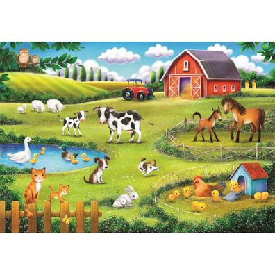 Die Farm der Tiere Puzzle 30pcs