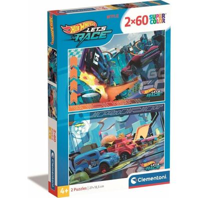 Hot Wheels Puzzle 2x60Stück