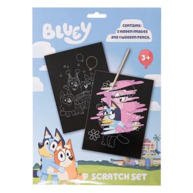 Bluey Scratch Schreibwarenset