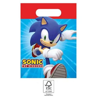 Procos 4 Sonic the HedgehogGeschenktüten 23cm