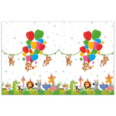 Urwald Balloons Plastiktischdecke 120x180 cm