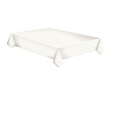 Farbe Pastel Dots Papier Tischdecke 120x180 cm