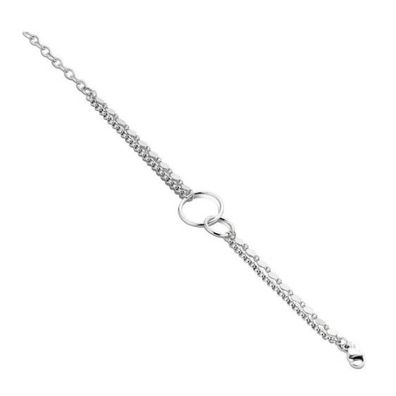 Victoria Silberfarbiges Ring-Armband