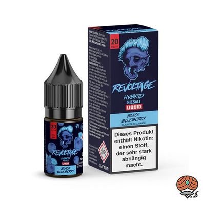 Revoltage BLACK Blueberry 20mg/ml Nikotin, 50/50 Liquid 10ml