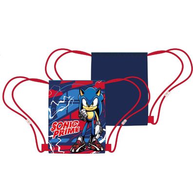 Sonic der Igel Prime Sporttasche, Turnbeutel 40 cm