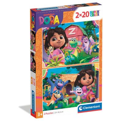 Dora die Entdecker-Puzzle 2x20 Stück