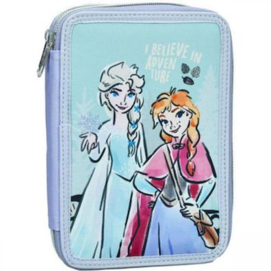 Disney Eiskönigin Adventure gefülltes Federmäppchen mit 2 Ebenen
