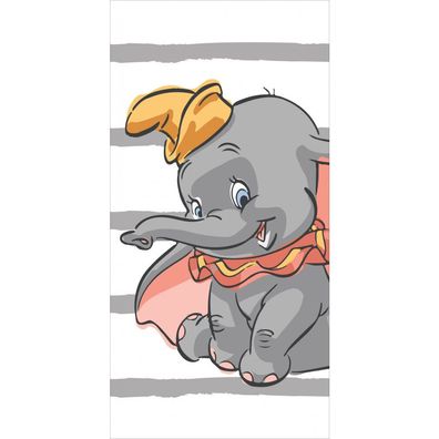 Jerry Fabrics Handtuch Dumbo Streifen 70x140 cm
