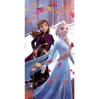 Jerry Fabrics Handtuch Frozen 2 Blätter 70x140 cm