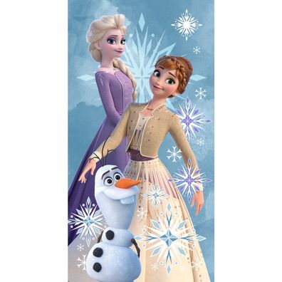 Disney Eiskönigin Olaf and the Sisters Badetuch, Strandtuch 70x140 cm