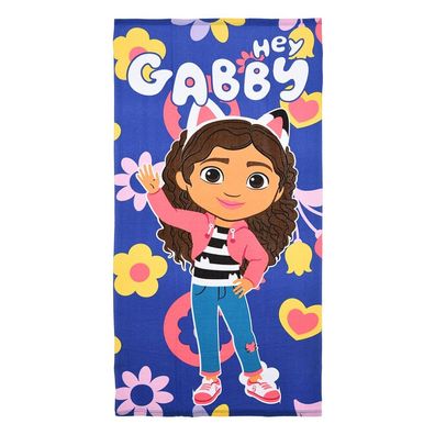 Gabby's Dollhouse Badehandtuch, Strandtuch 70x140cm (Schnelltrocknend)