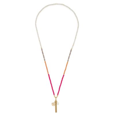 Leonardo Schmuck Damen-Halskette Solera 80 cm gold / pink 026884