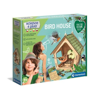 Farbe Ornithologist Vogelhaus-Bastelset Clementoni