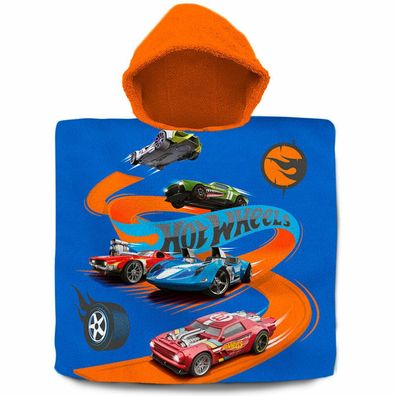 Hot Wheels Poncho Handtuch aus Baumwolle