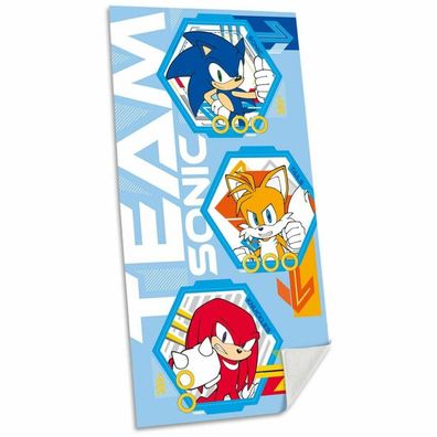 Sonic the Hedgehog Strandtuch aus Baumwolle
