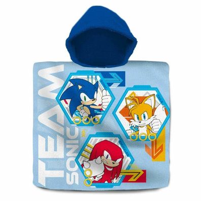 Sonic the Hedgehog Baumwolle Poncho Handtuch