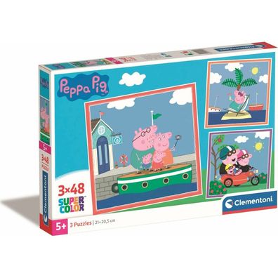 Peppa Pig Puzzle 3x48Stück