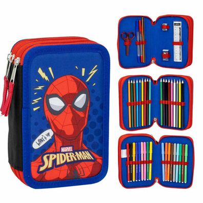Marvel Spiderman Dreifach-Federtasche