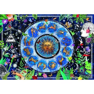 Hochwertiges astrologisches Horoskop-Puzzle 1000Stück
