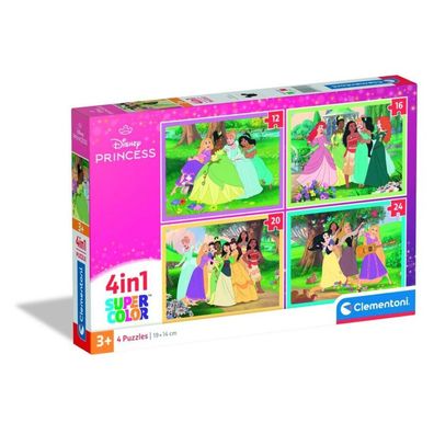 Disney Princess Puzzle 12+16+20+24 Stück