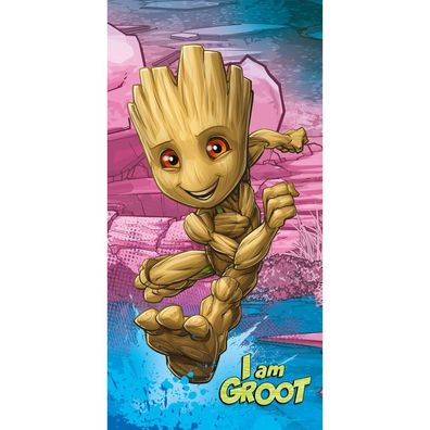 Jerry Fabrics Handtuch Groot I am groot 70x140 cm