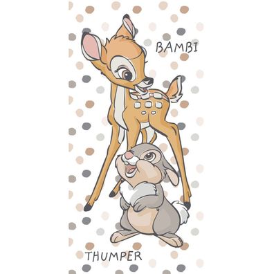 Disney Bambi Dotty Badetuch, Strandtuch 70x140cm