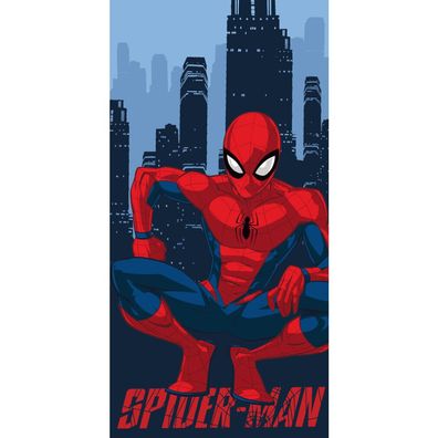 Spiderman City Badetuch, Strandtuch 70x140cm