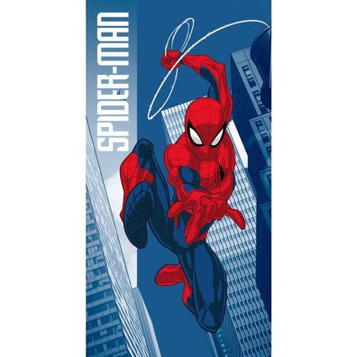 Spiderman Jump Badetuch, Strandtuch 70x140cm