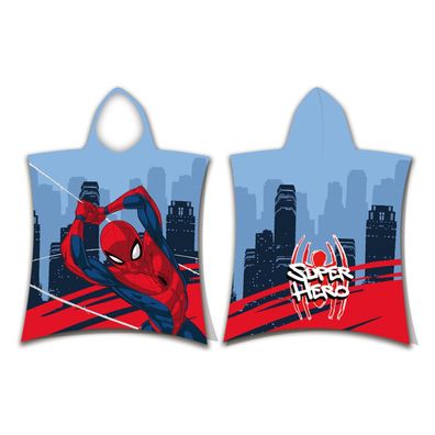 Jerry Fabrics Strandtuch Poncho Spider-man Superheld 50x115 cm