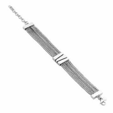 Victoria Armband in Silberfarbe