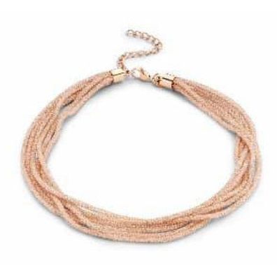 Victoria Rosegoldfarbene Steinkette