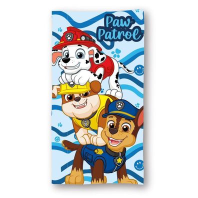Paw Patrol Paw Patrol Blue Wave Badetuch 70x140cm
