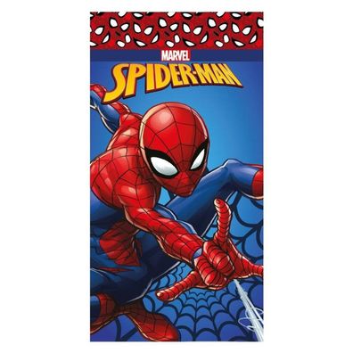 Spiderman Action Web Badetuch, Strandtuch 70x140cm (Fast Dry)