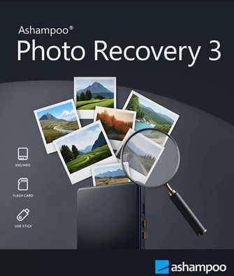 Ashampoo Photo Recovery 3 Windows 10/11 1PC Dauerlizenz Digitaler Download